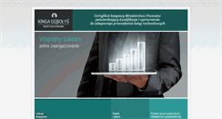 Desktop Screenshot of biurorachunkowe.biz