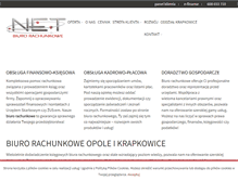 Tablet Screenshot of biurorachunkowe.net.pl